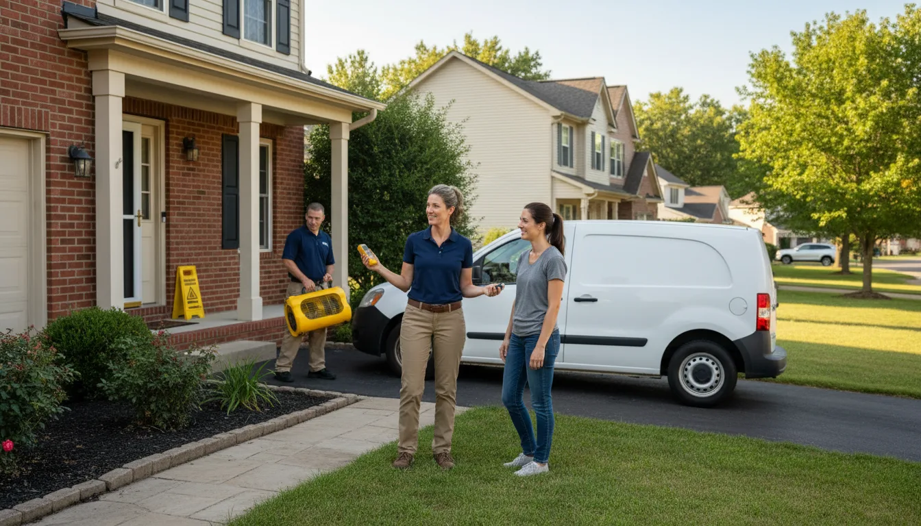 Residential water damage restoration in Edgard, LA
